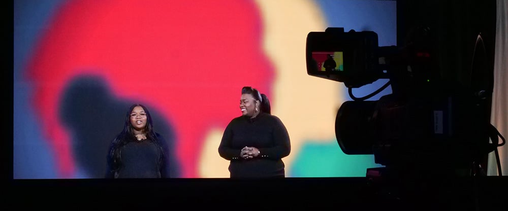 Laila and Chabre Vickers host Black Parent Initiative Community Blackout live stream virtual event.