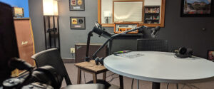 The AV Department Production Studio for podcasts and vodcasts and voice overs